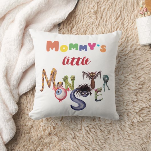 Coussin Le petit monstre de maman (Couverture)