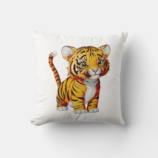 Coussin Le Petit Tigre, Lumière (Recto)