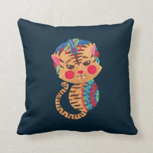 Coussin Le peu de tigre de Bengale