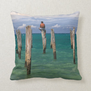 Coussin Le pilier en plage de Coqueiros dans Trancoso
