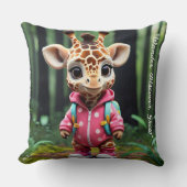 Coussin "Le plaisir du petit explorateur" (Recto)