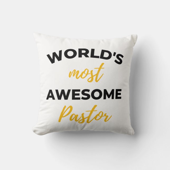 Coussin Le plus merveilleux Pastor bl du monde (Recto)