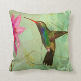 Coussin Le plus petit oiseau au monde