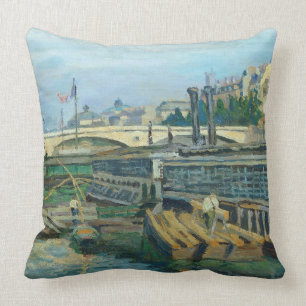 Coussin Le pont de Louis Philippe, 1875 (huile sur la