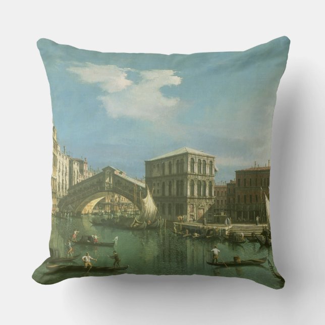 Coussin Le pont de Rialto, Venise (Recto)