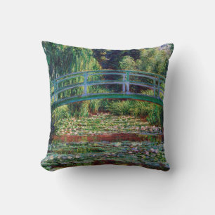 Coussin Le Pont Japonais (Etang Lily), Monet