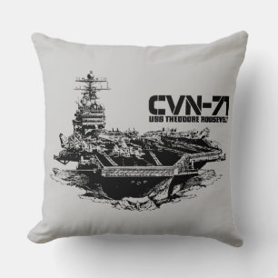 Coussin Le porte-avions Theodore Roosevelt Dawsonsf thi