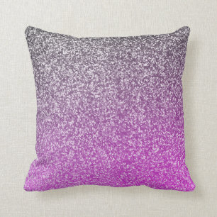 Coussin Le pourpre et les parties scintillantes Ombre