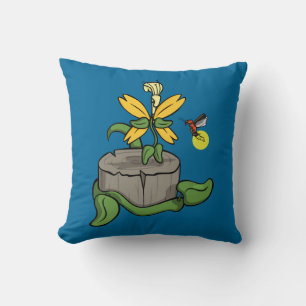 Coussin Le printemps accueille l'oreiller à lancer d'été
