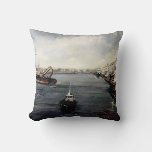 Coussin Le puerto/O Porto/The port (Recto)