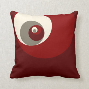 Coussin Le rapport d'or entoure (le rouge)