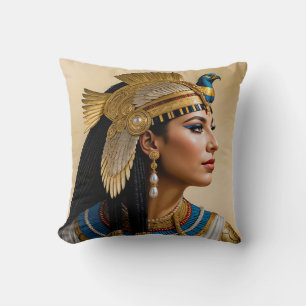 Coussin "Le réalisme de Cléopâtre VII : un portrait"