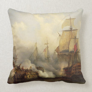 Coussin Le Redoutable chez Trafalgar, le 21 octobre 1805