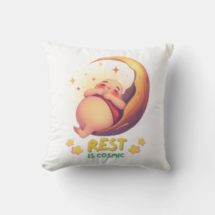 Coussin Le repos est Cosmic Kids - Bébé mignon endormi