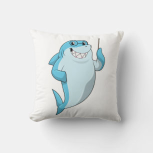 Coussin Le requin comme enseignant avec pointeur