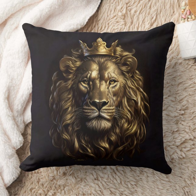 Coussin Le Roi ! Le Lion d'Oz pas si puéril (Couverture)