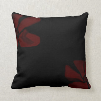 Coussin Le rouge fleurit le carreau