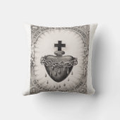 Coussin Le Sacré-Cœur de Jésus Symbole du Divin (Verso)