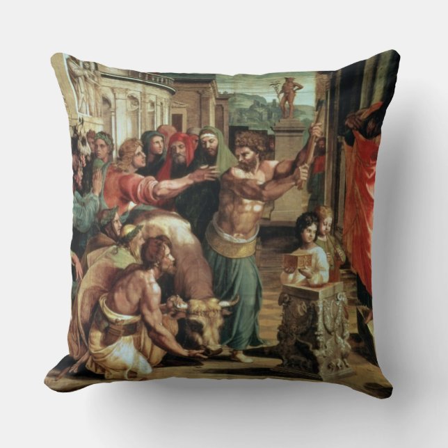 Coussin Le sacrifice chez Lystra (bande dessinée pour le (Recto)