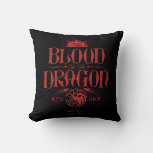 Coussin Le sang du dragon tourne épais