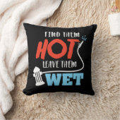 Coussin Le sauveteur humain de sauveteur de sapeur-pompier (Couverture)