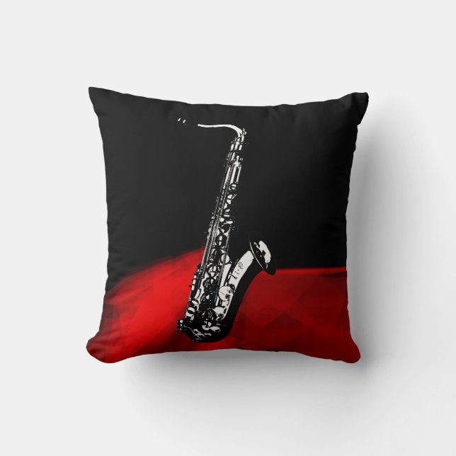 Coussin Le saxophone (Recto)
