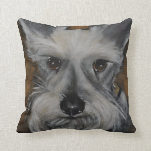 Coussin Le Schnauzer 2 - carreau