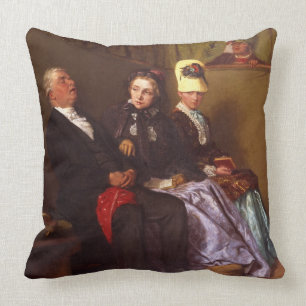 Coussin Le sermon de inspiration (huile sur la toile)