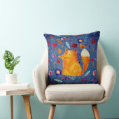 Coussin Le Smart Fox dans le jardin des fleurs (Chaise)