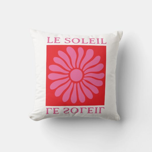 Coussin Le soleil (Recto)