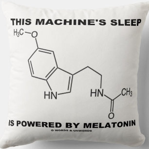 Coussin Le sommeil de cette machine est alimenté par la mé