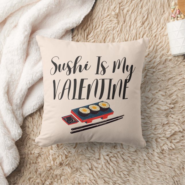 Coussin Le Sushi Est Ma Saint Valentin (Couverture)
