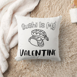 Coussin Le Sushi Est Ma Saint Valentin