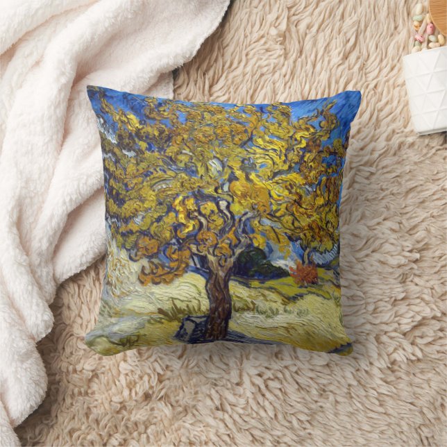 Coussin Le tableau du mûrier de Van Gogh, un chef-d'œuvre  (Couverture)
