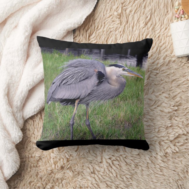 Coussin Le territoire du Grand Héron Bleu (Couverture)