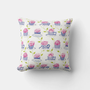 Coussin Le thé à l'Orangerie