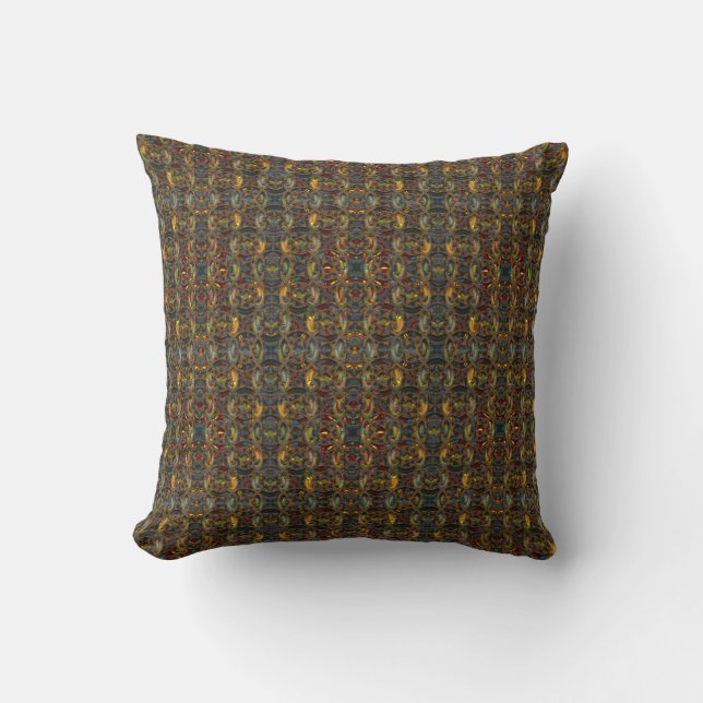 Coussin Le tissage est-indien (Recto)
