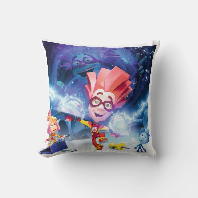 Coussin Le top secret de Fixies | - le feu (Recto)