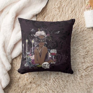 Coussin Le Vampiress   Moody Gothic Vampy Glam Dark Skin