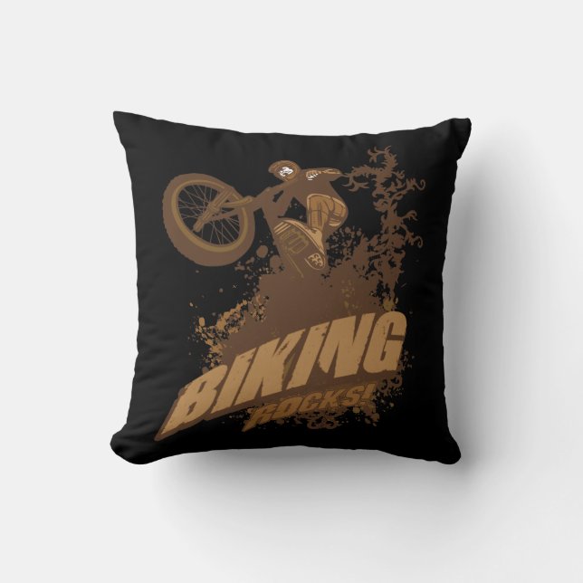 Coussin Le Vélo, c'est Génial ! (Recto)