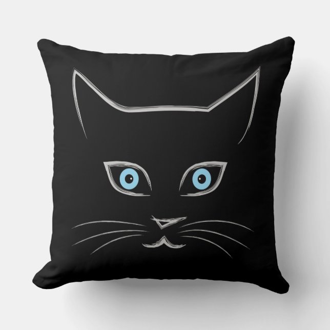 Coussin Le visage de Chat (Recto)