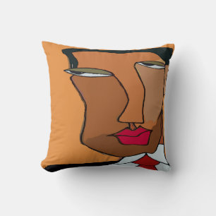 Coussin Le visage de l'homme Abstrait