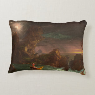Coussin Le Voyage de la vie, Manhood, Thomas Cole