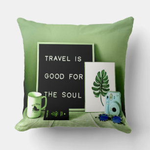 Coussin Le voyage est bon pour l'âme