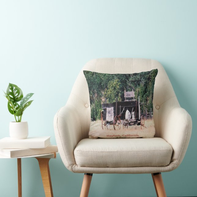 Coussin Le wagon de la ruée vers l'or historique...... (Chaise)