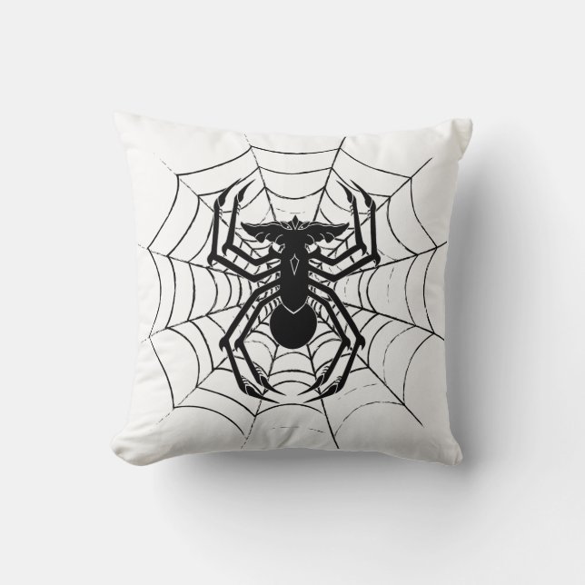 Coussin Le Web de SpiderGremlin (Recto)