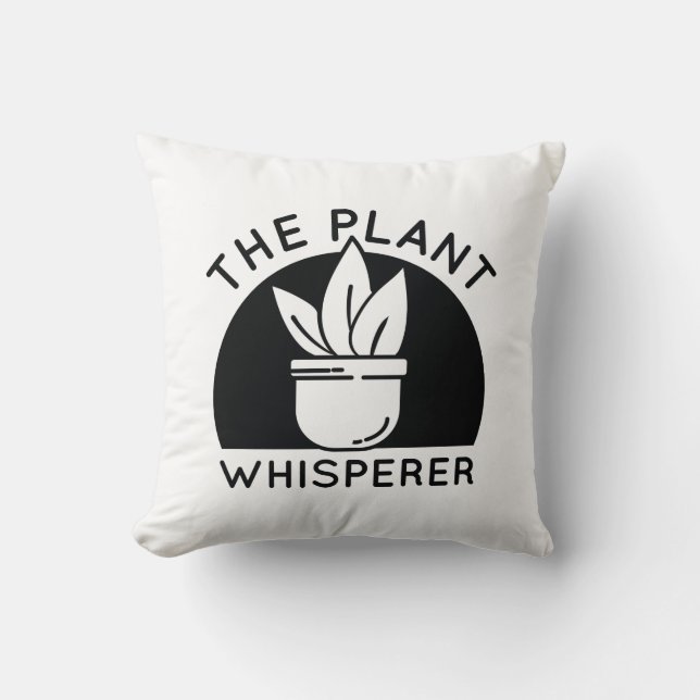 Coussin Le Whisperer Plante (Recto)