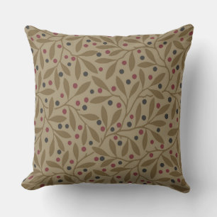 Coussin Leaf Berry Classique Colorful Art Motif
