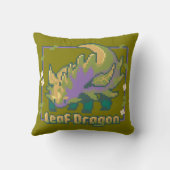 Coussin Leaf Dragon, Pixel Art, pixel (Verso)