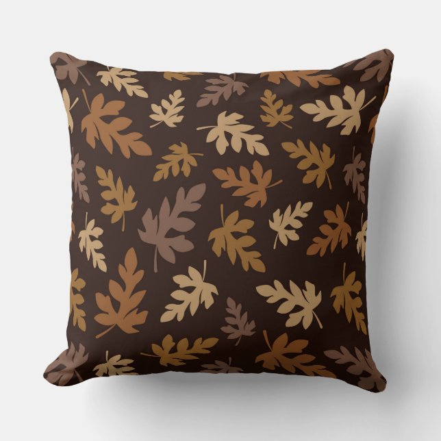 Coussin Leaves d'automne Jeu d'oreiller (Recto)